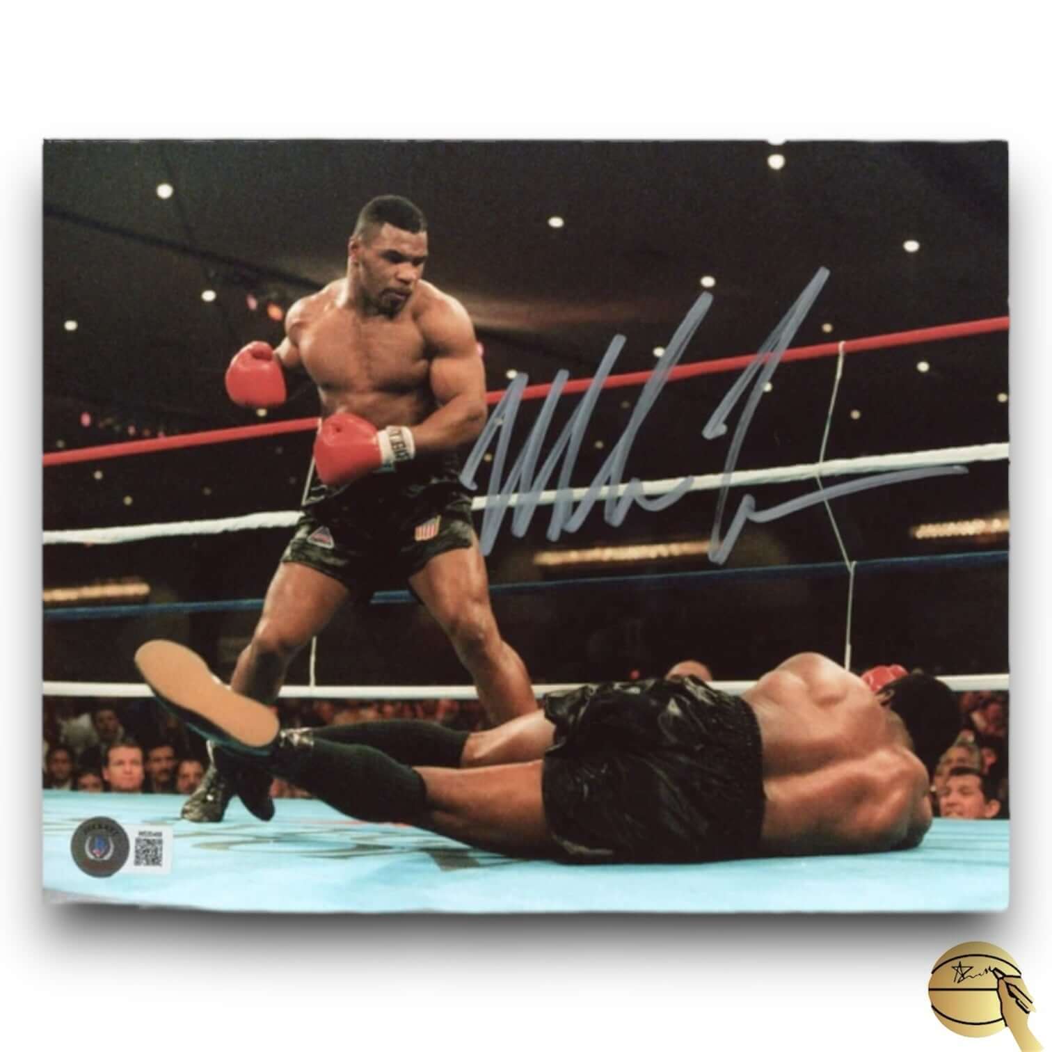 Cuadro autografiado por el Estadounidense Mike Tyson