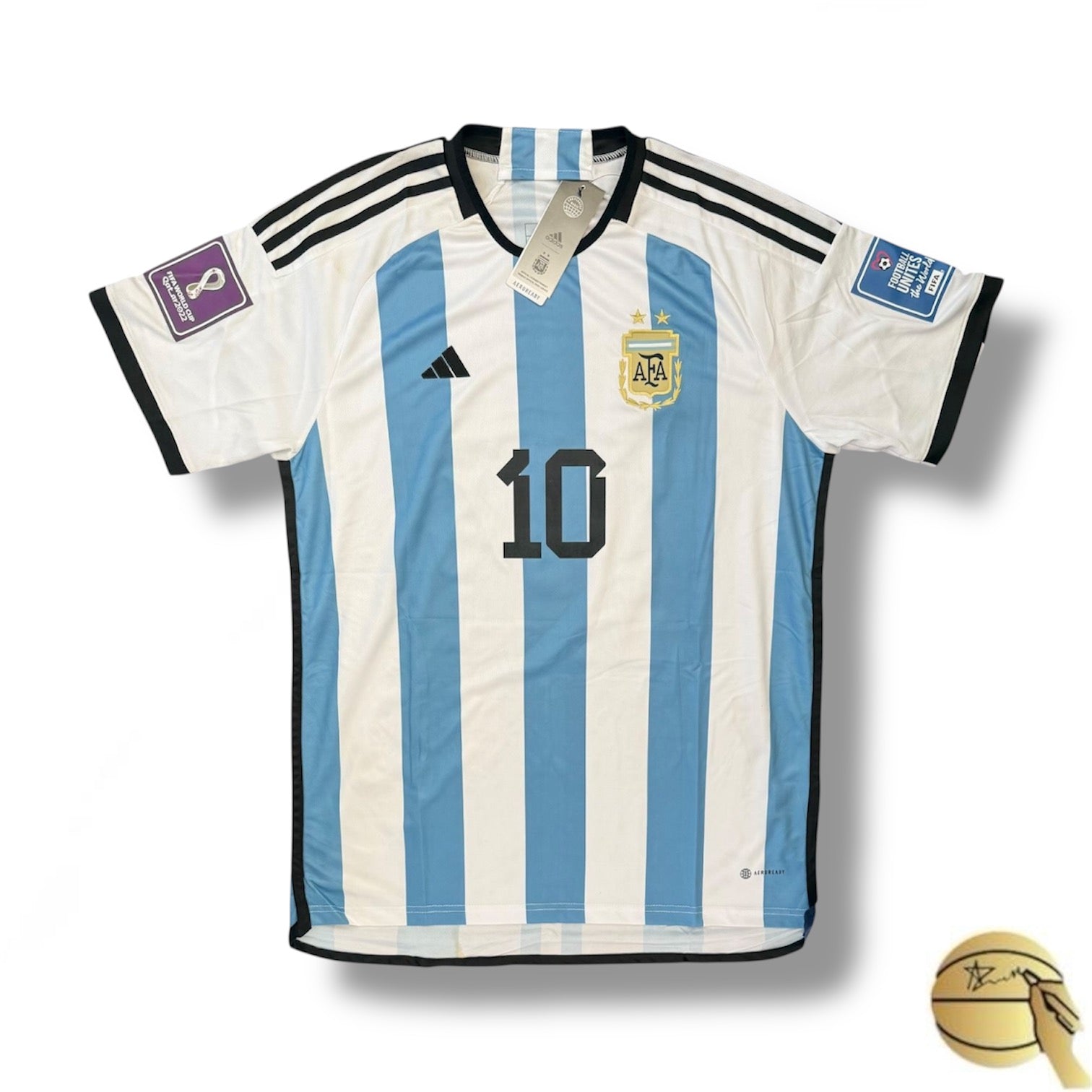 Jersey autografiado por Leo Messi