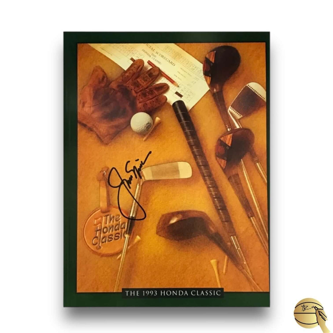 Revista autografiada por Jack Nicklaus