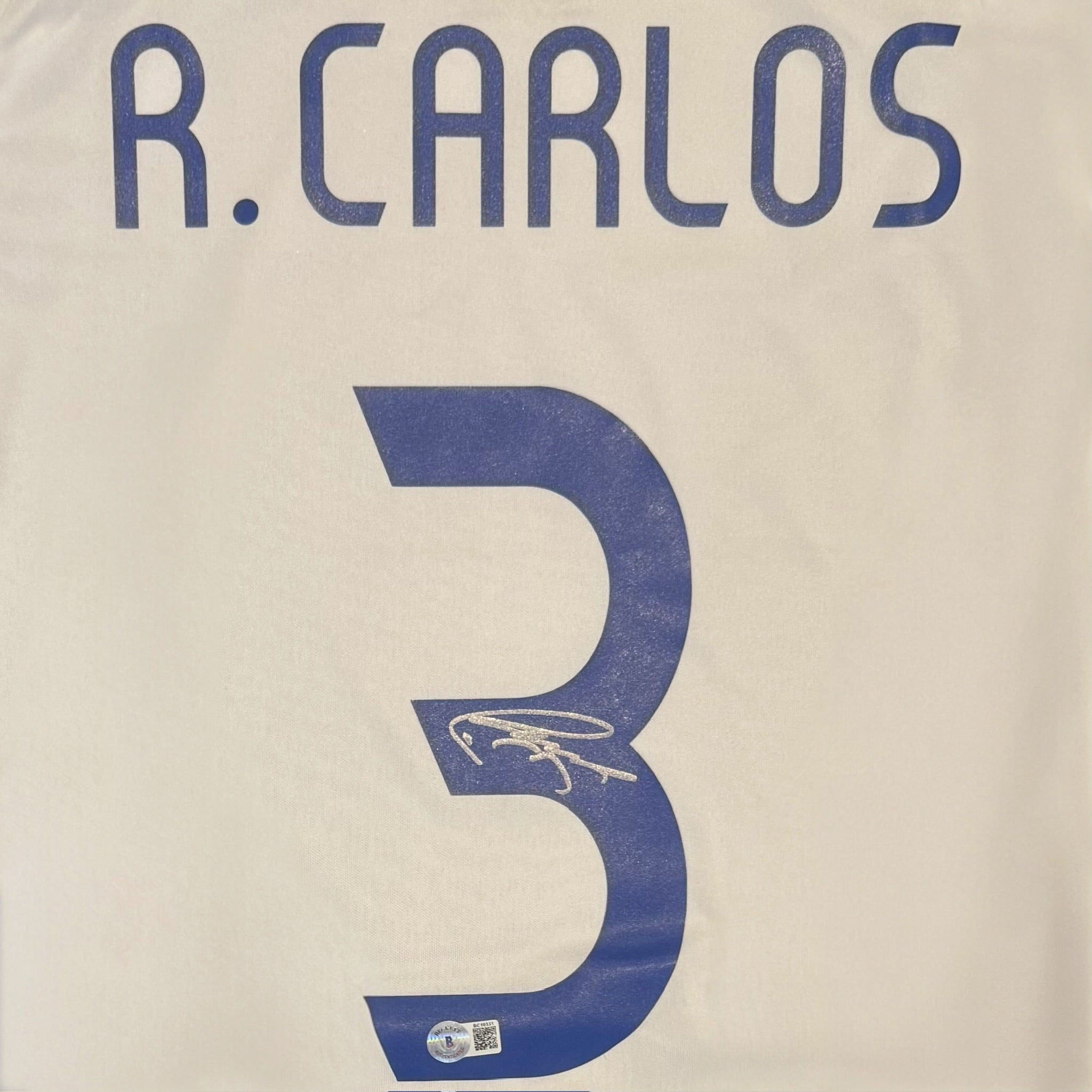 Jersey autografiado por Roberto Carlos