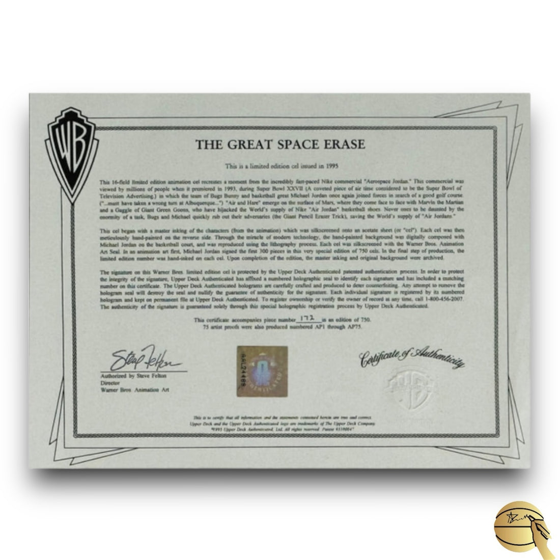 Cuadro autografiado por Michael Jordan - Signed Collectibles