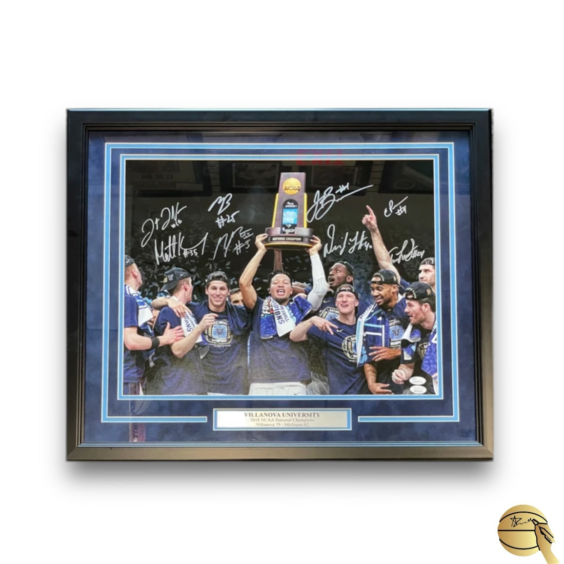 Foto autografiada por el equipo de Villanova University 2018 - Signed Collectibles