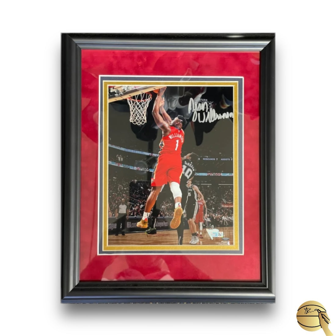 Cuadro autografiado por Zion Williamson