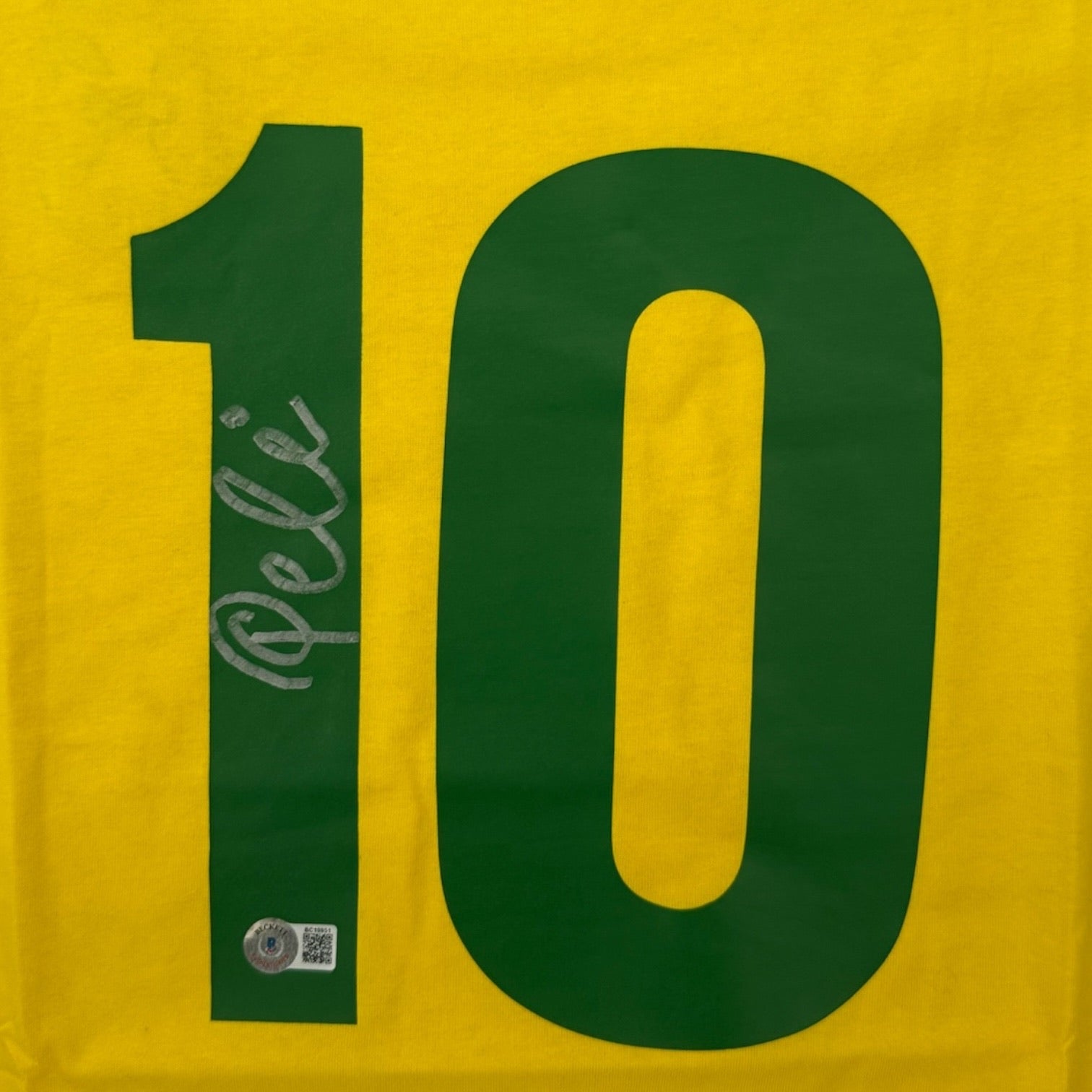 Jersey autografiado por Pele