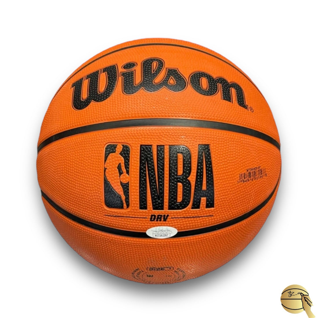 Balón autografiado por Larry Bird