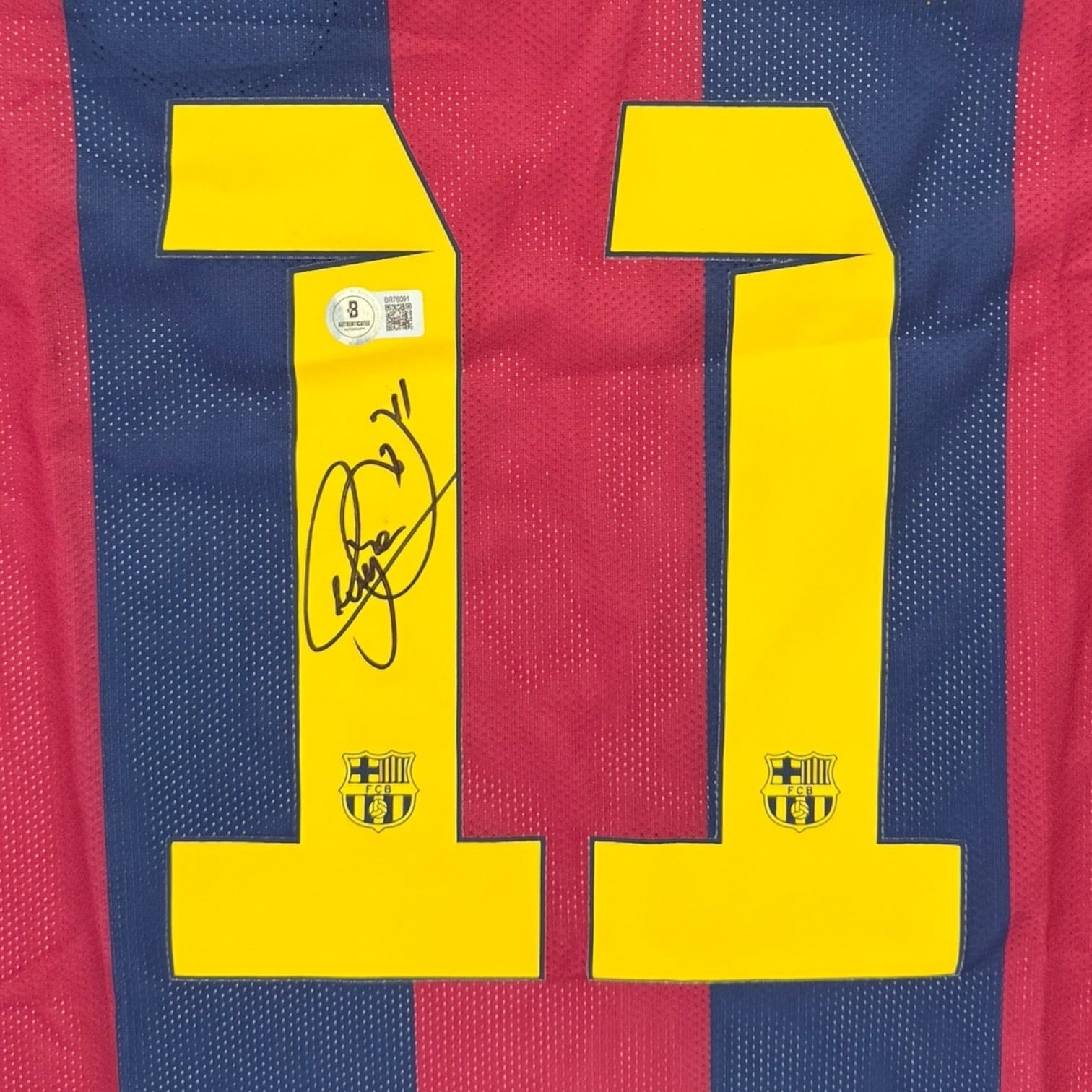 Jersey autografiado por Neymar Jr