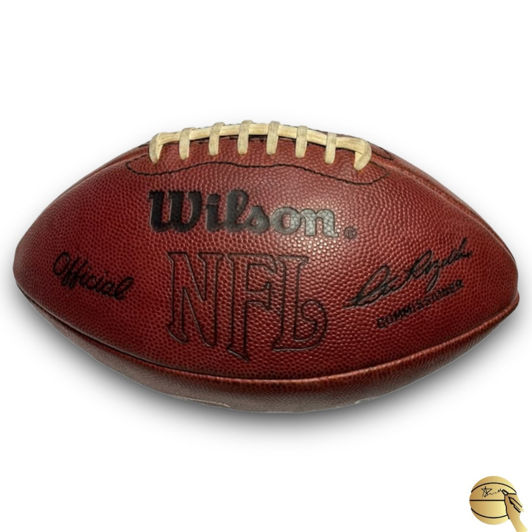 Balón autografiado por Johnny Unitas