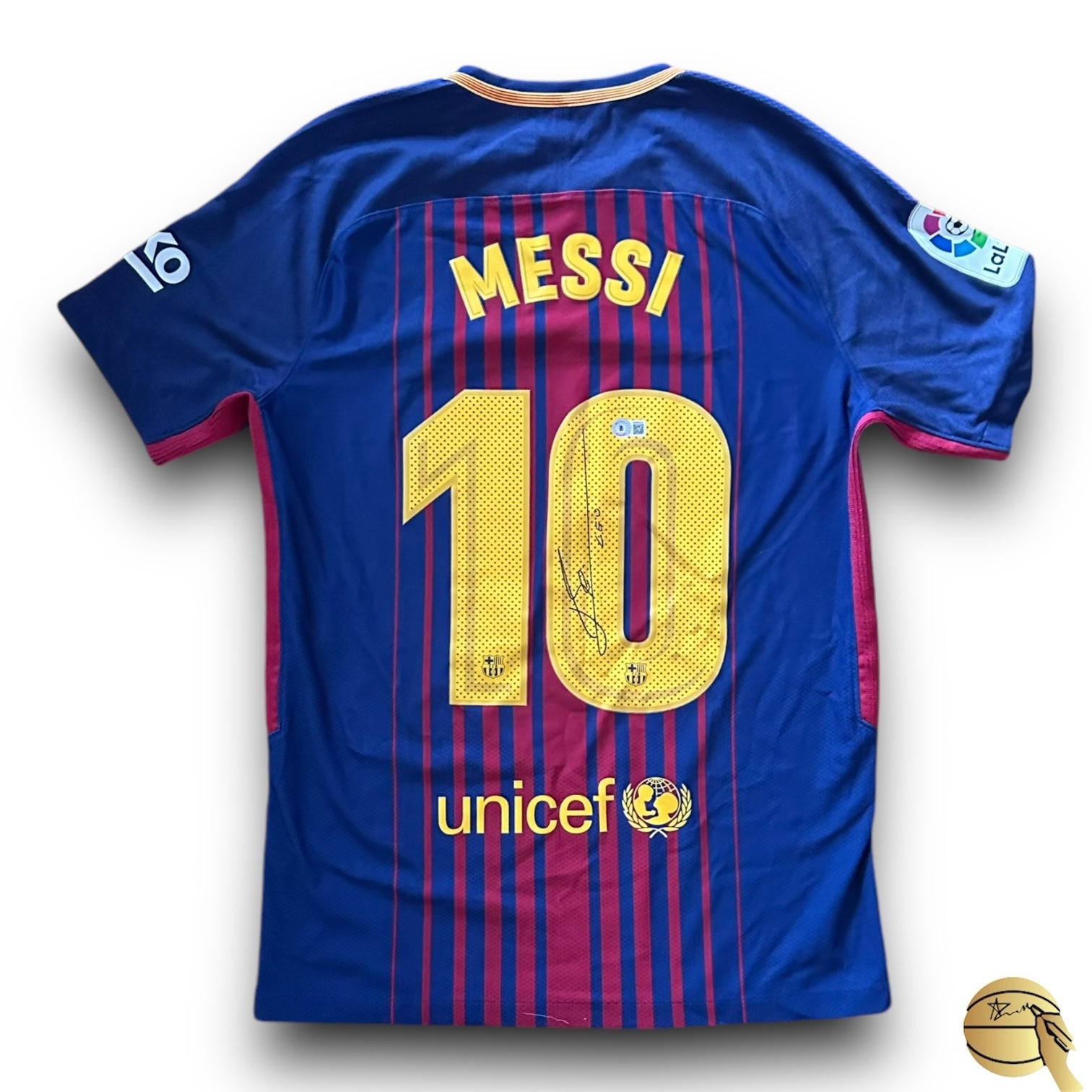 Jersey autografiado por Leo Messi
