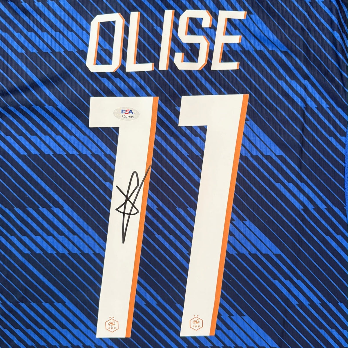 Jersey de Francia autografiado por Michael Olise