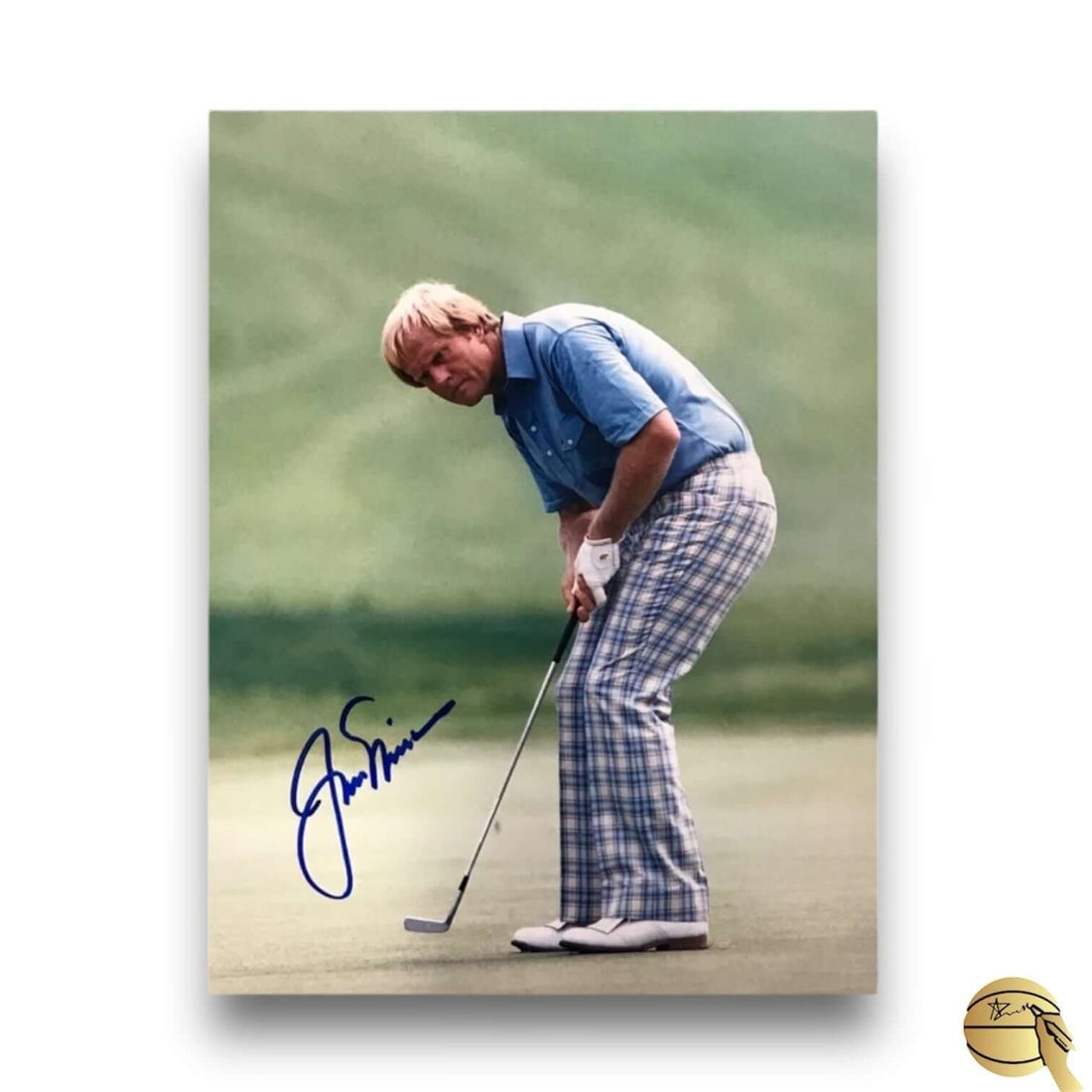 Foto autografiada por Jack Nicklaus