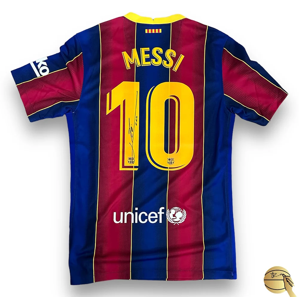 Jersey autografiada por Leo Messi