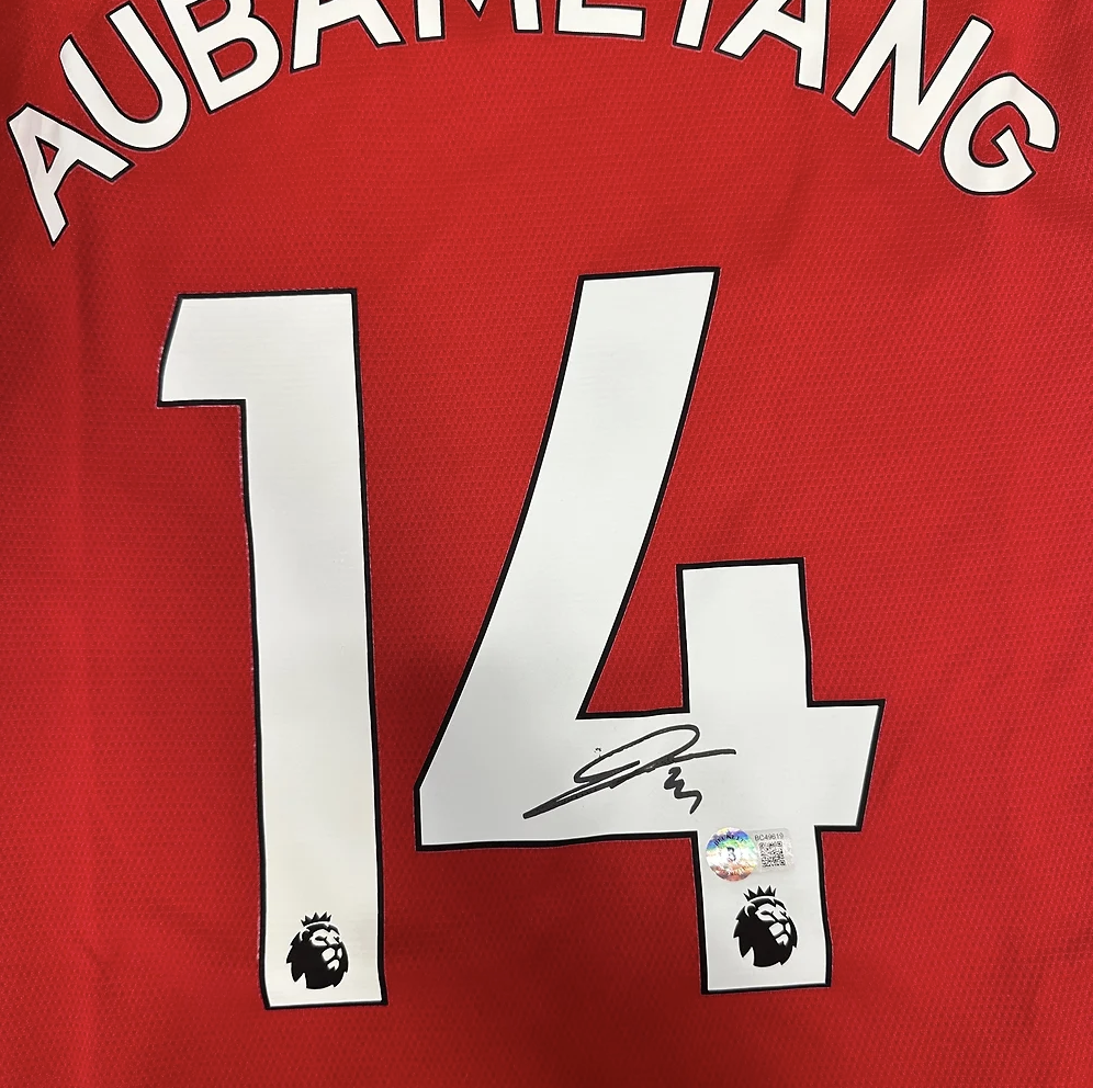 Jersey autografiado por Aubameyang - Signed Collectibles