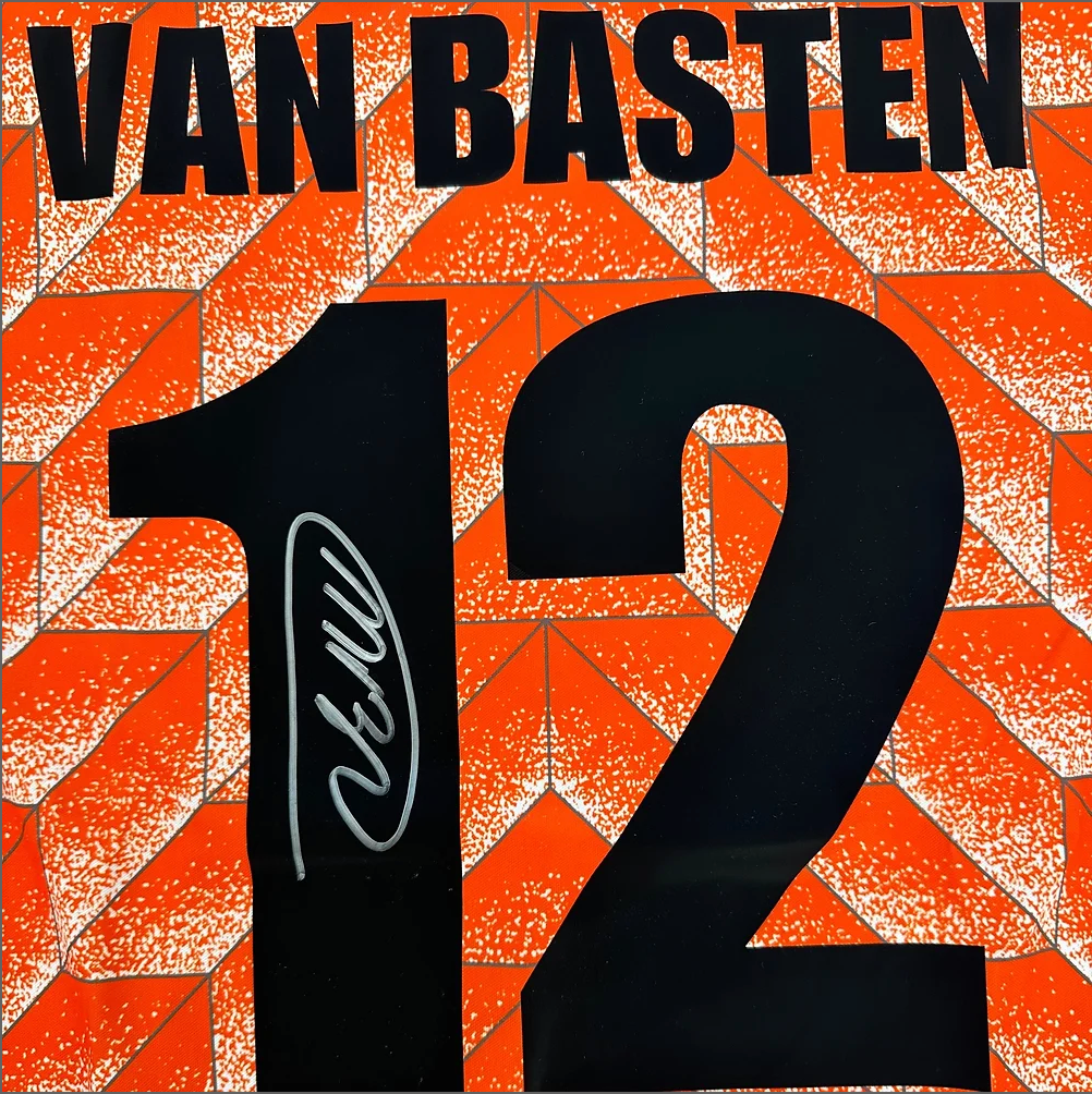 Jersey autografiado por Van Basten - Signed Collectibles