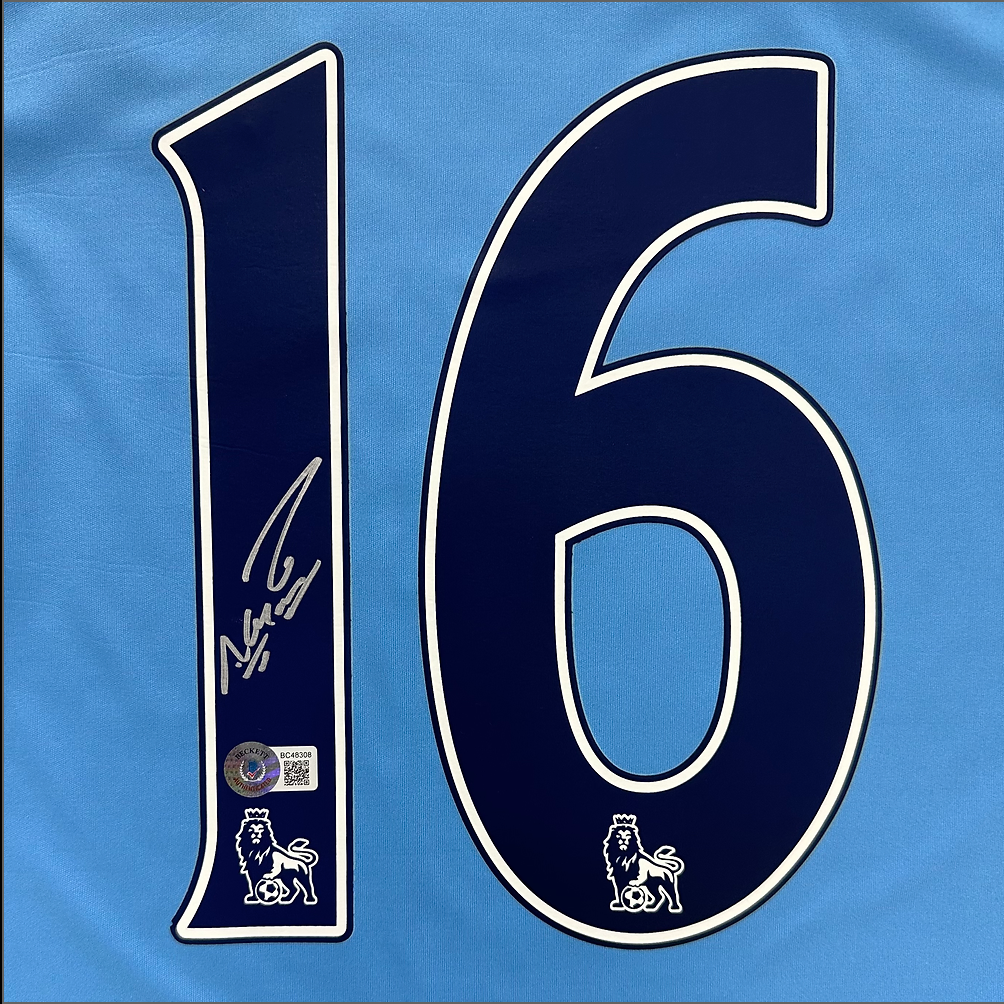 Jersey autografiado por el Kun Agüero - Signed Collectibles