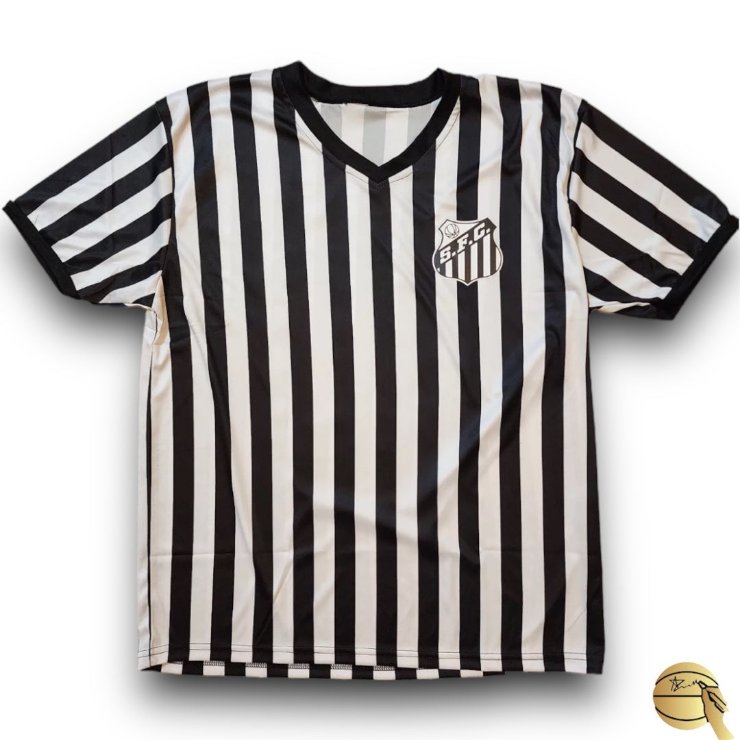 Jersey de Santos autografiado por Pele - Signed Collectibles