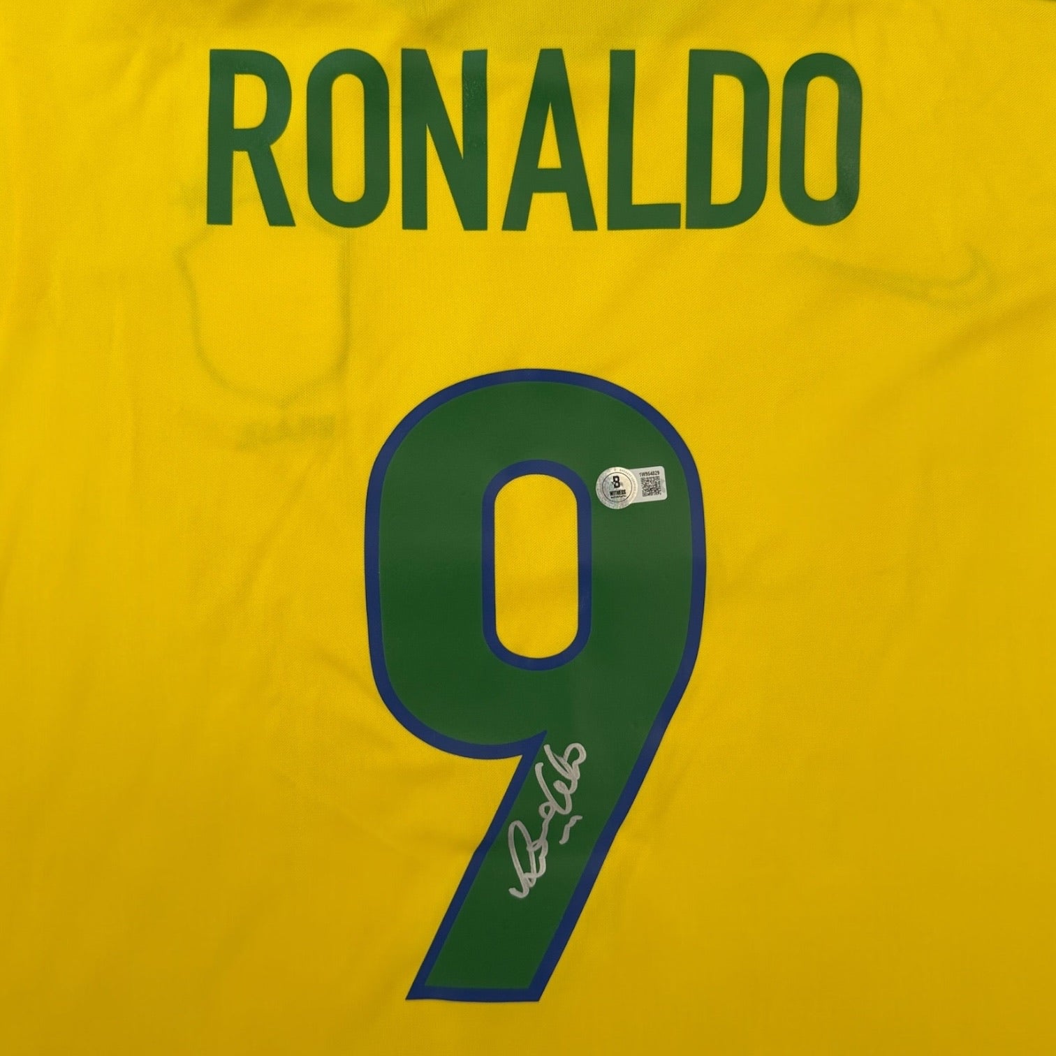 Jersey autografiado por Ronaldo Nazario
