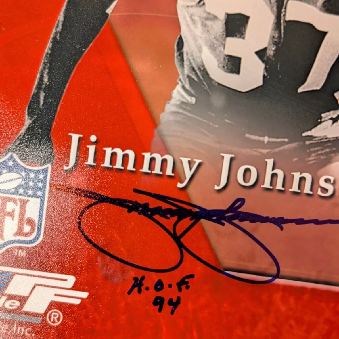 Foto autografiada por 11 Hall Of Famers de 49ers