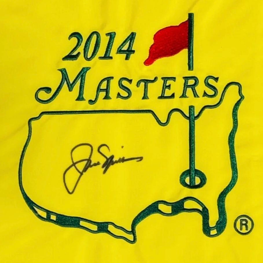 Master Flag autografiada por Jack Nicklaus - Signed Collectibles