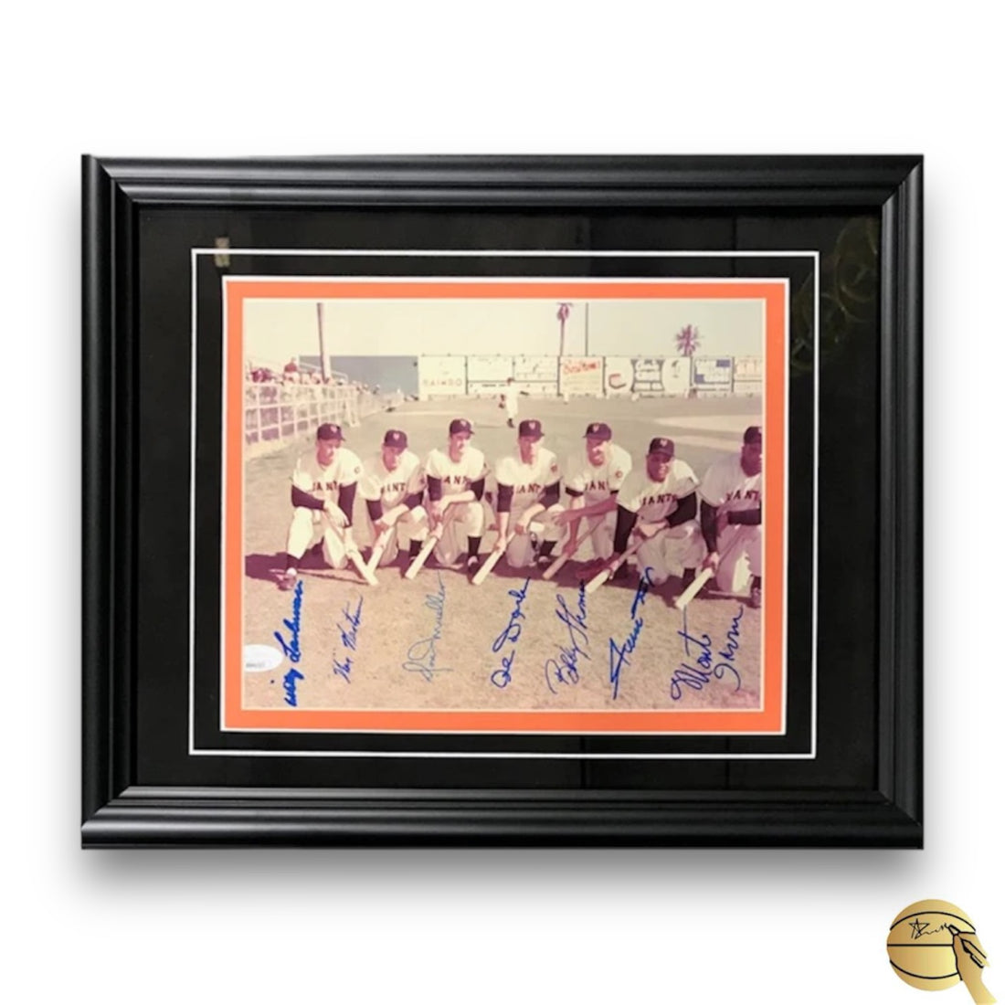 Cuadro autografiado por el equipo de New York Giants - Signed Collectibles