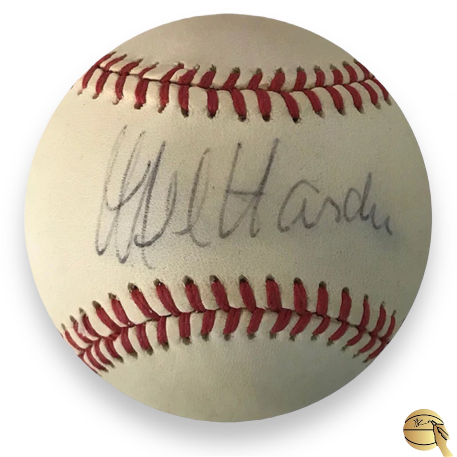 Pelota autografiada por Mel Harder
