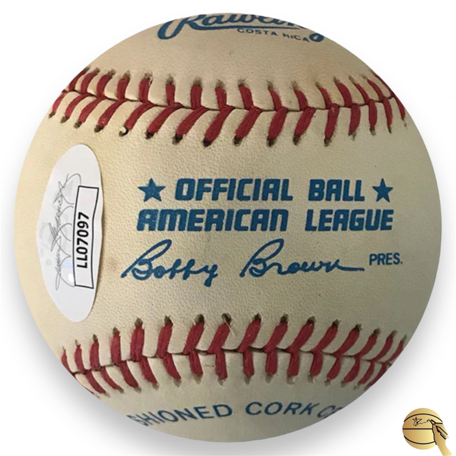 Pelota autografiada por Mel Harder