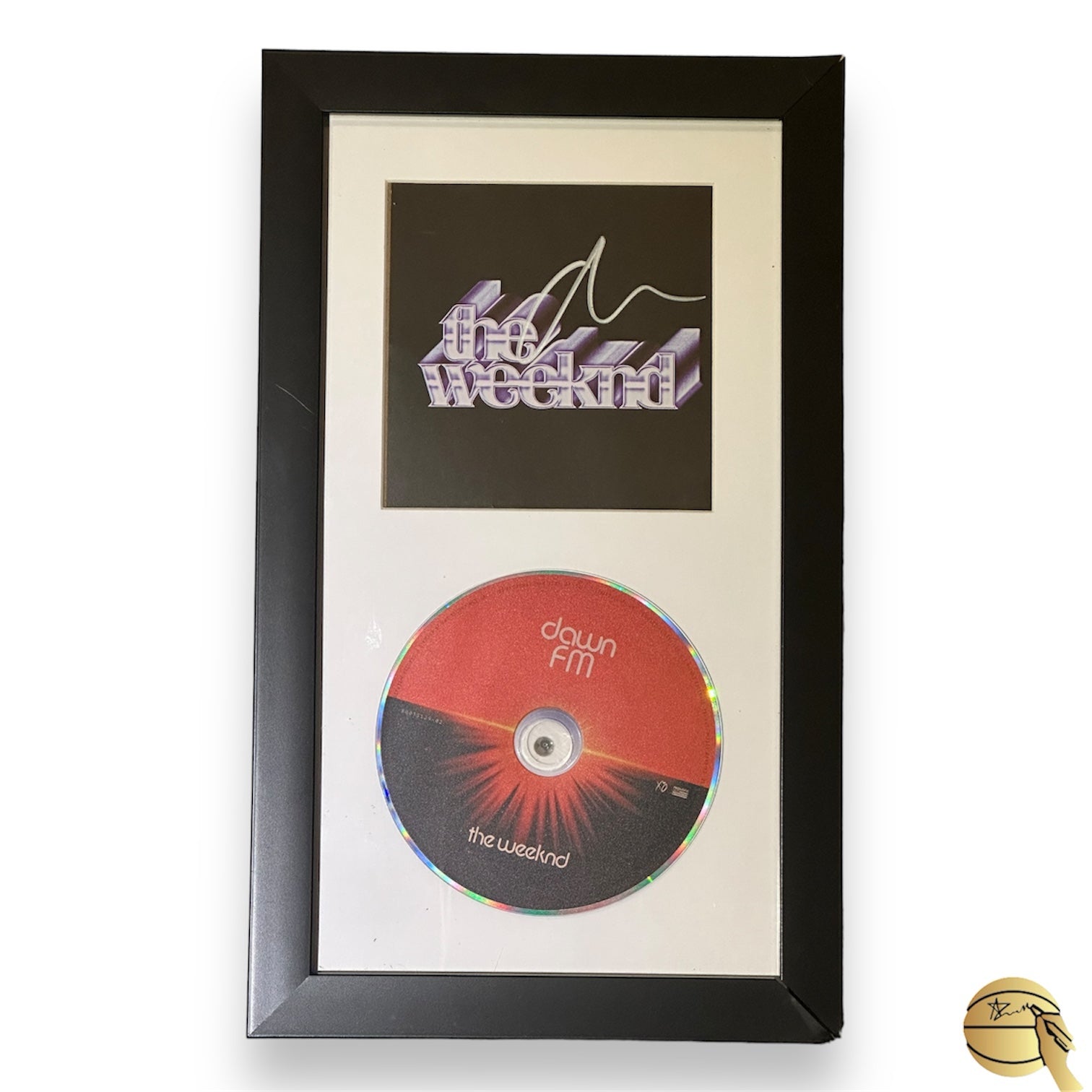CD autografiado por The Weeknd