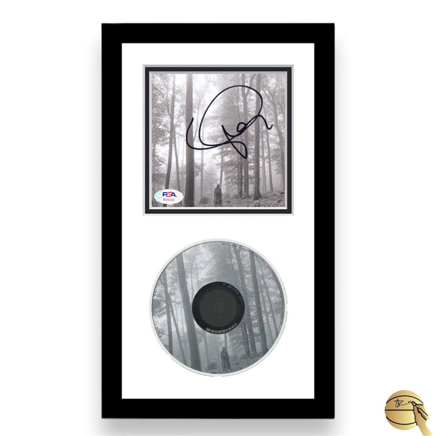 Cd autografiado por Taylor Swift