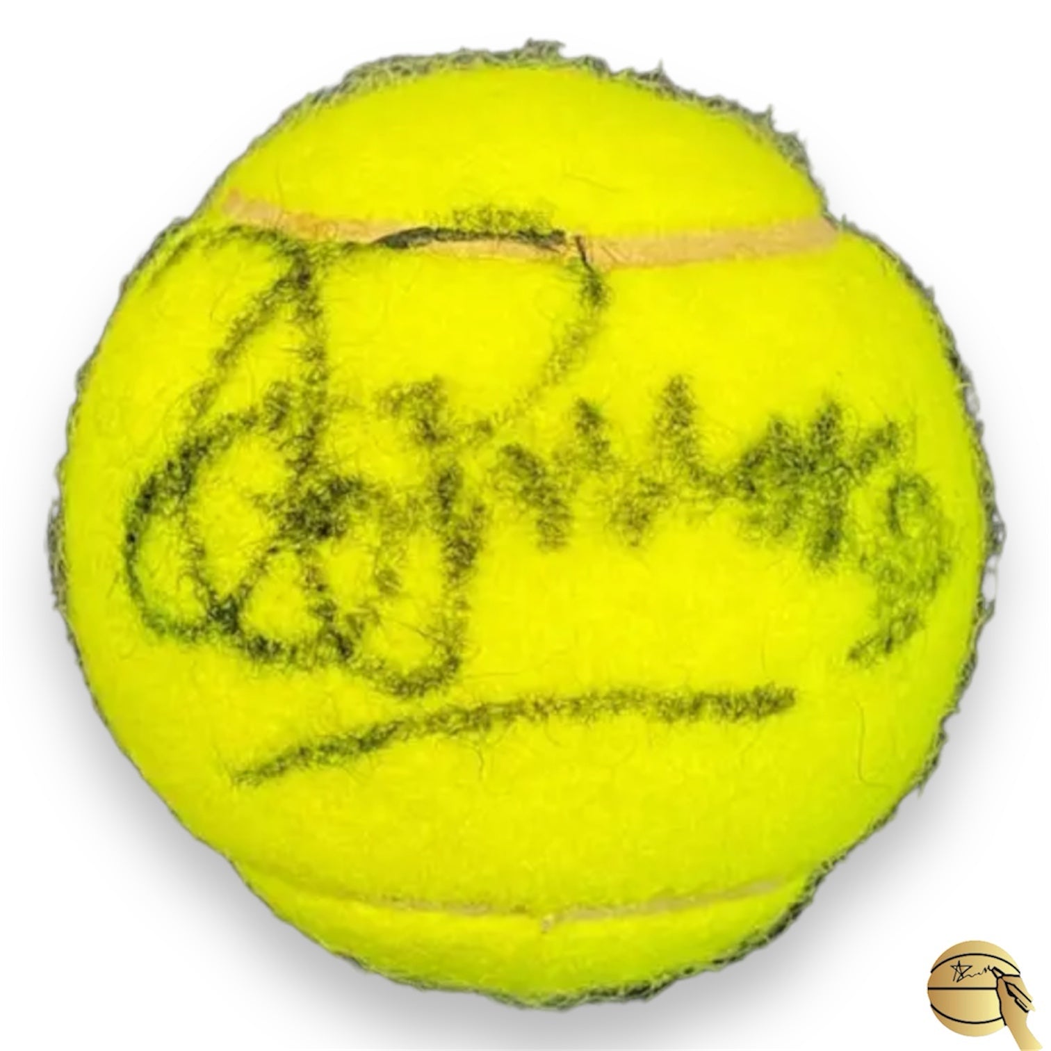 Pelota autograiada por Jimmy Connors