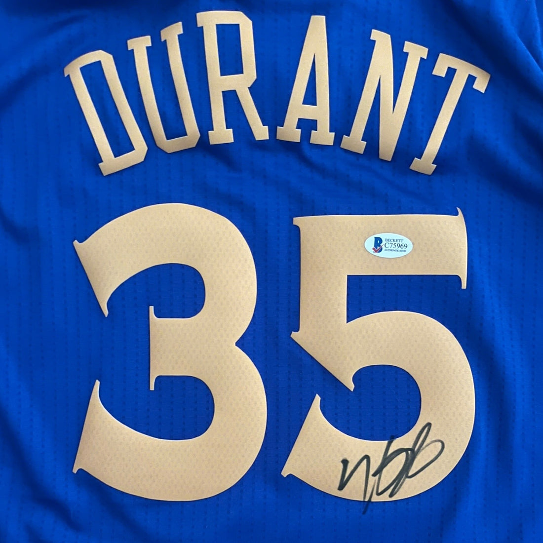 Jersey autografiado por Kevin Durant