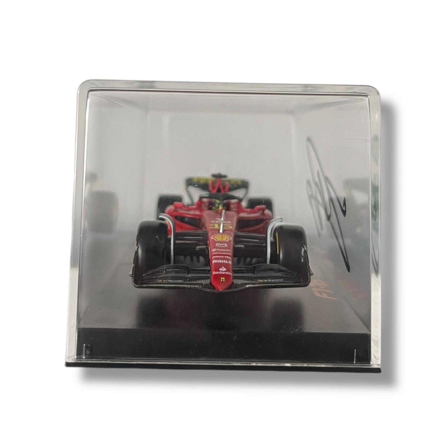 Mini coche autografiado por Charles Leclerc