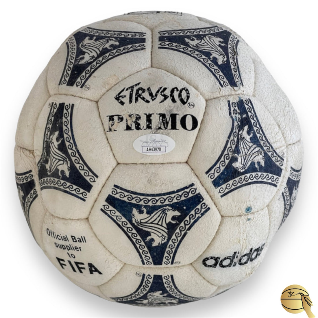 Balón autografiado por Pele