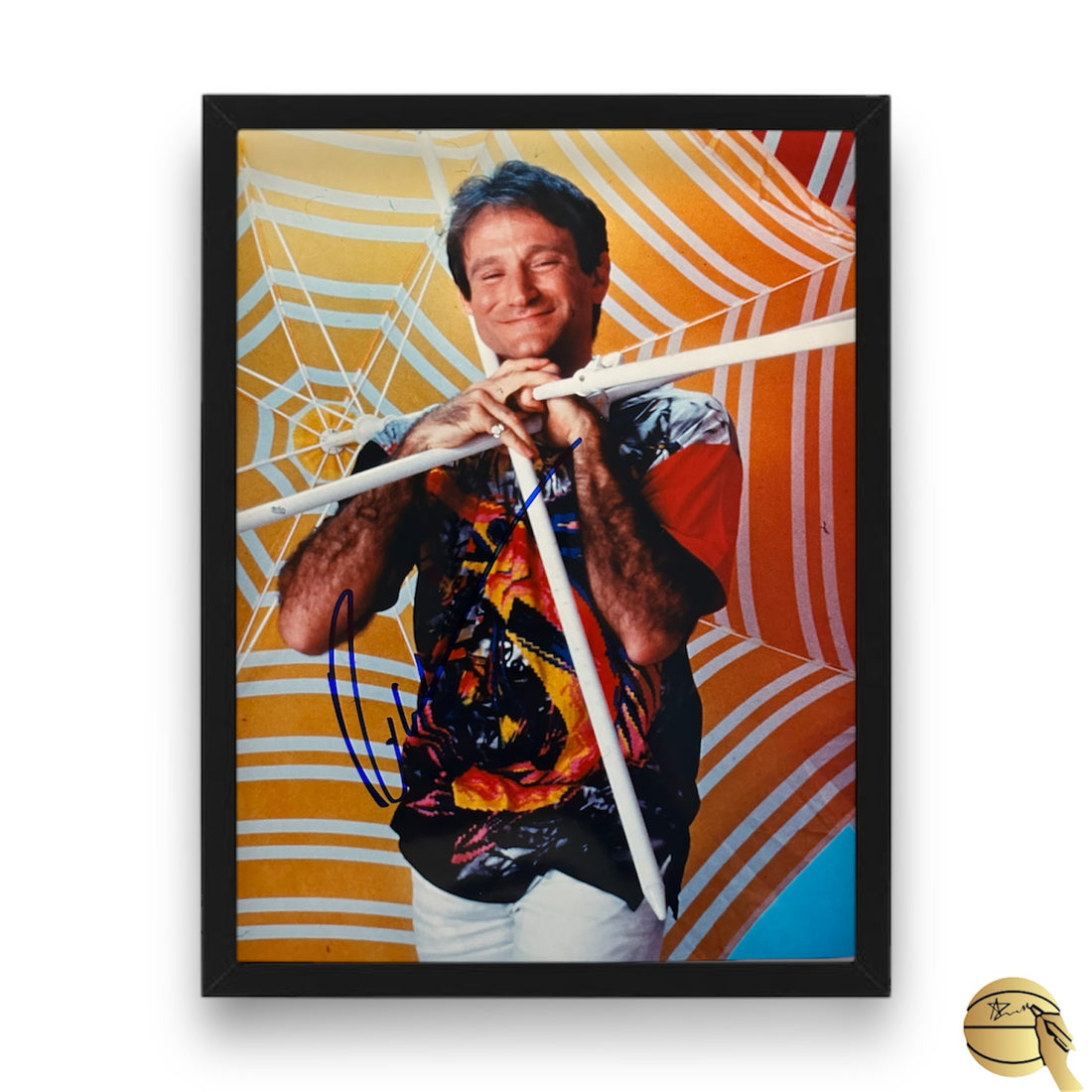 Cuadro autografiado por Robin Williams