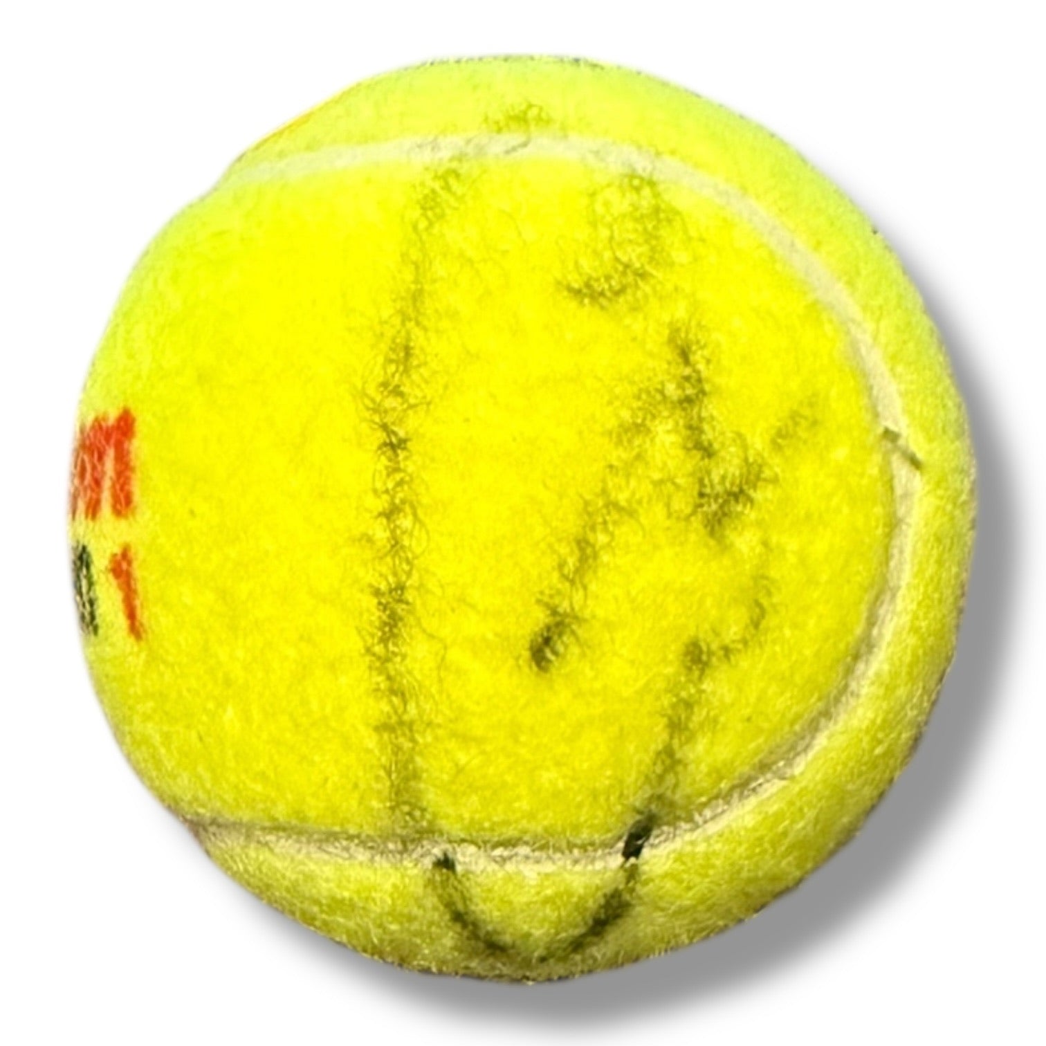 Pelota autografiada por Carlos Alcaraz