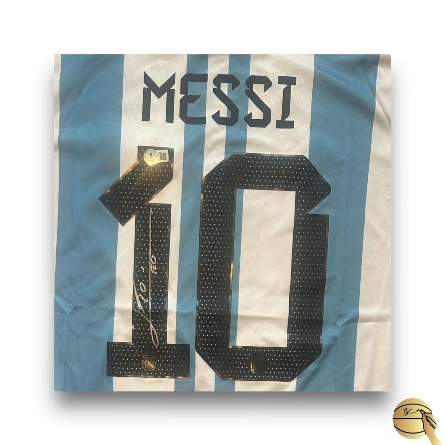 Jersey autografiado por Lionel Messi