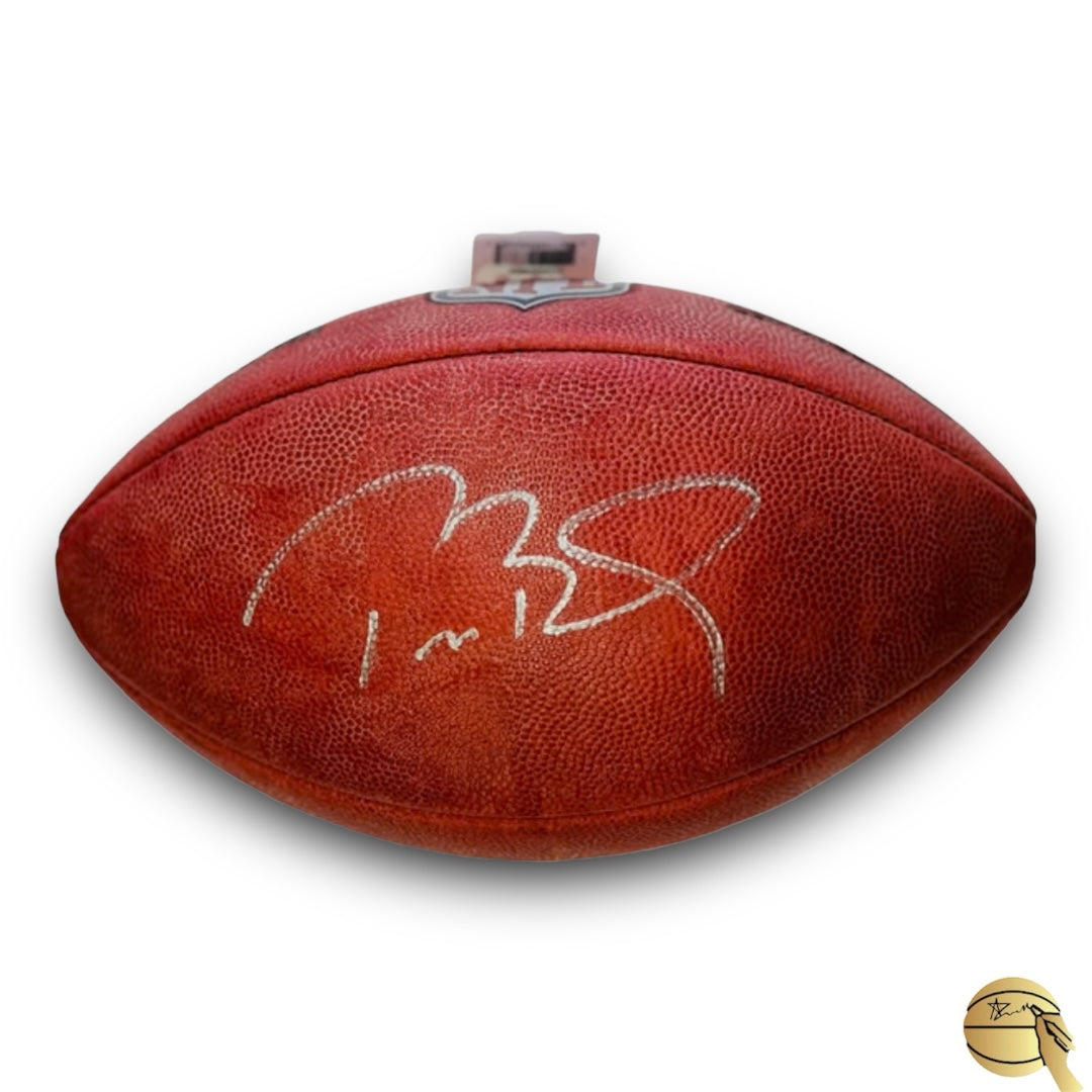 Balón autografiado por Tom Brady