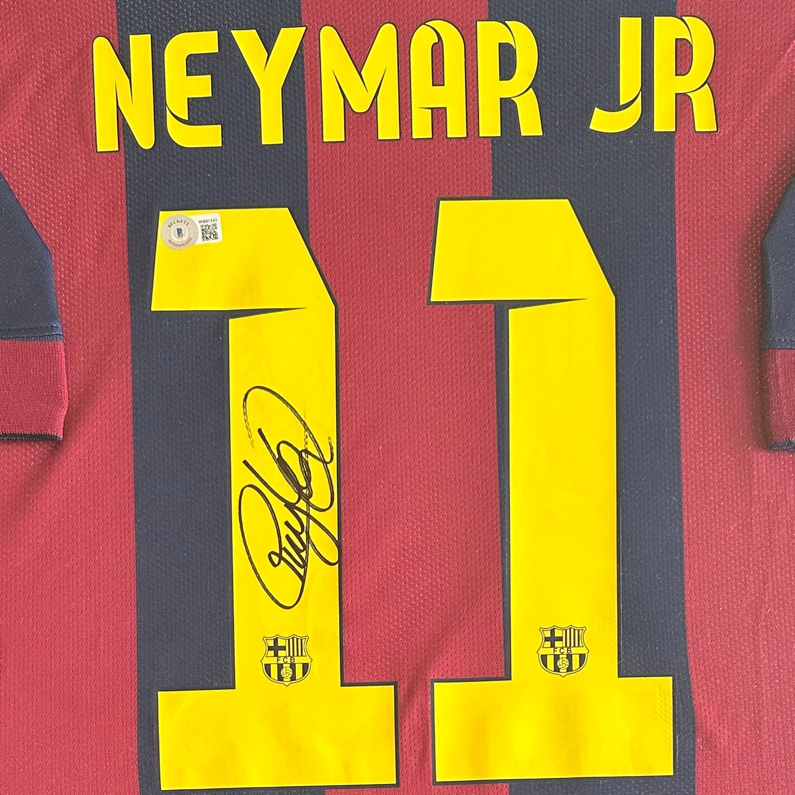 Jersey autografiado por Neymar Jr