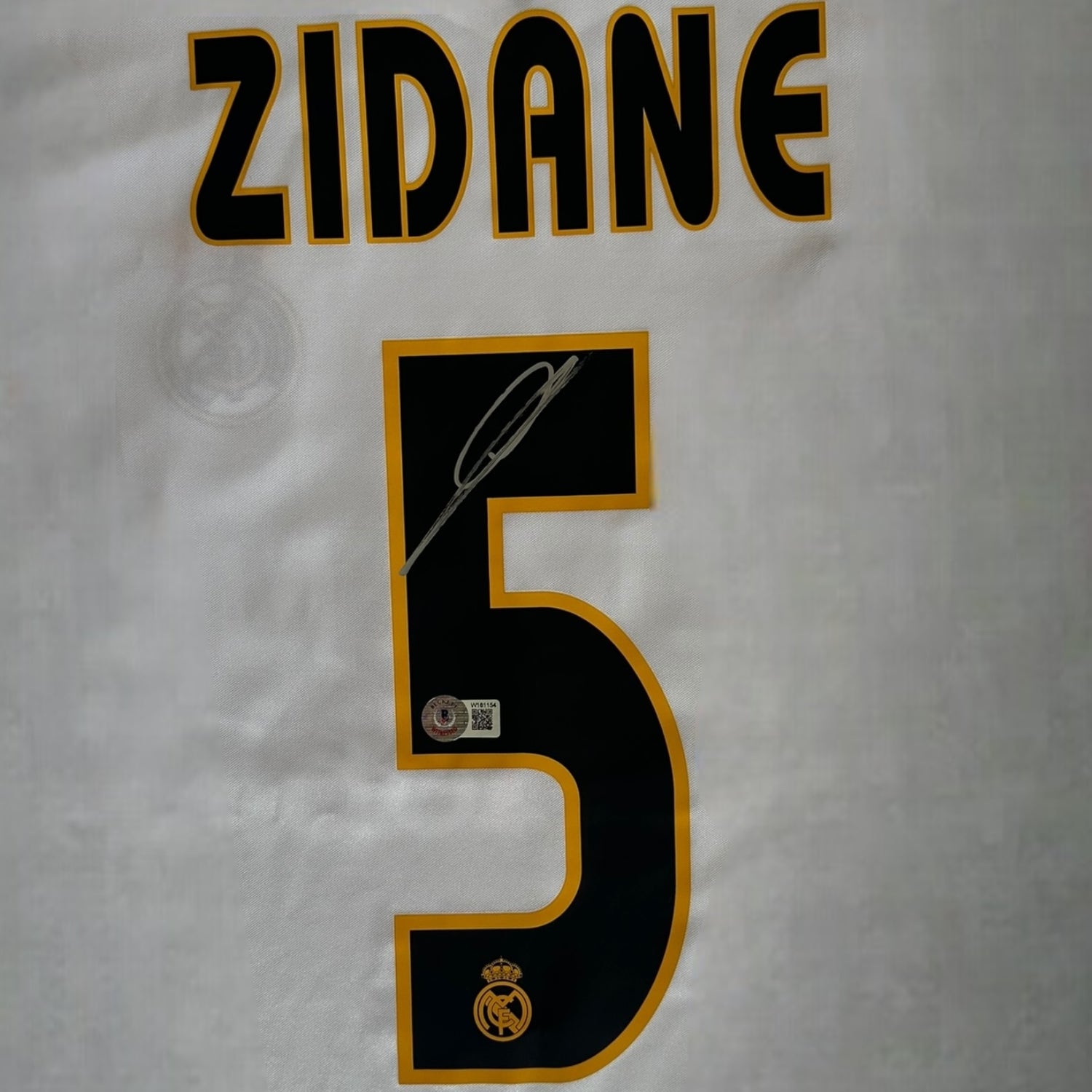 Jersey autografiado por Zinedine Zidane