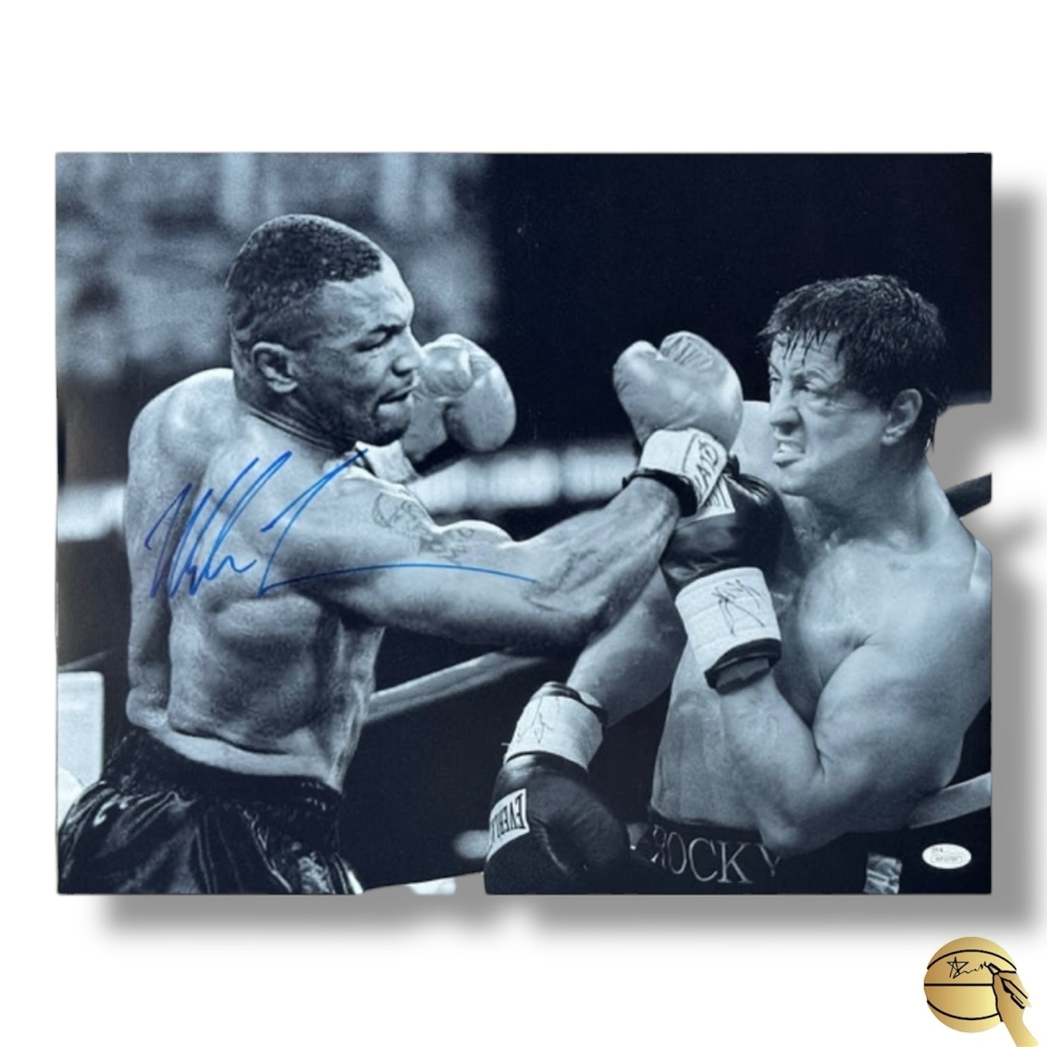 Imagen autografiada por Mike Tyson