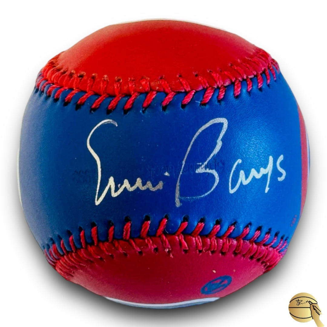 Pelota autografiada por Ernie Banks