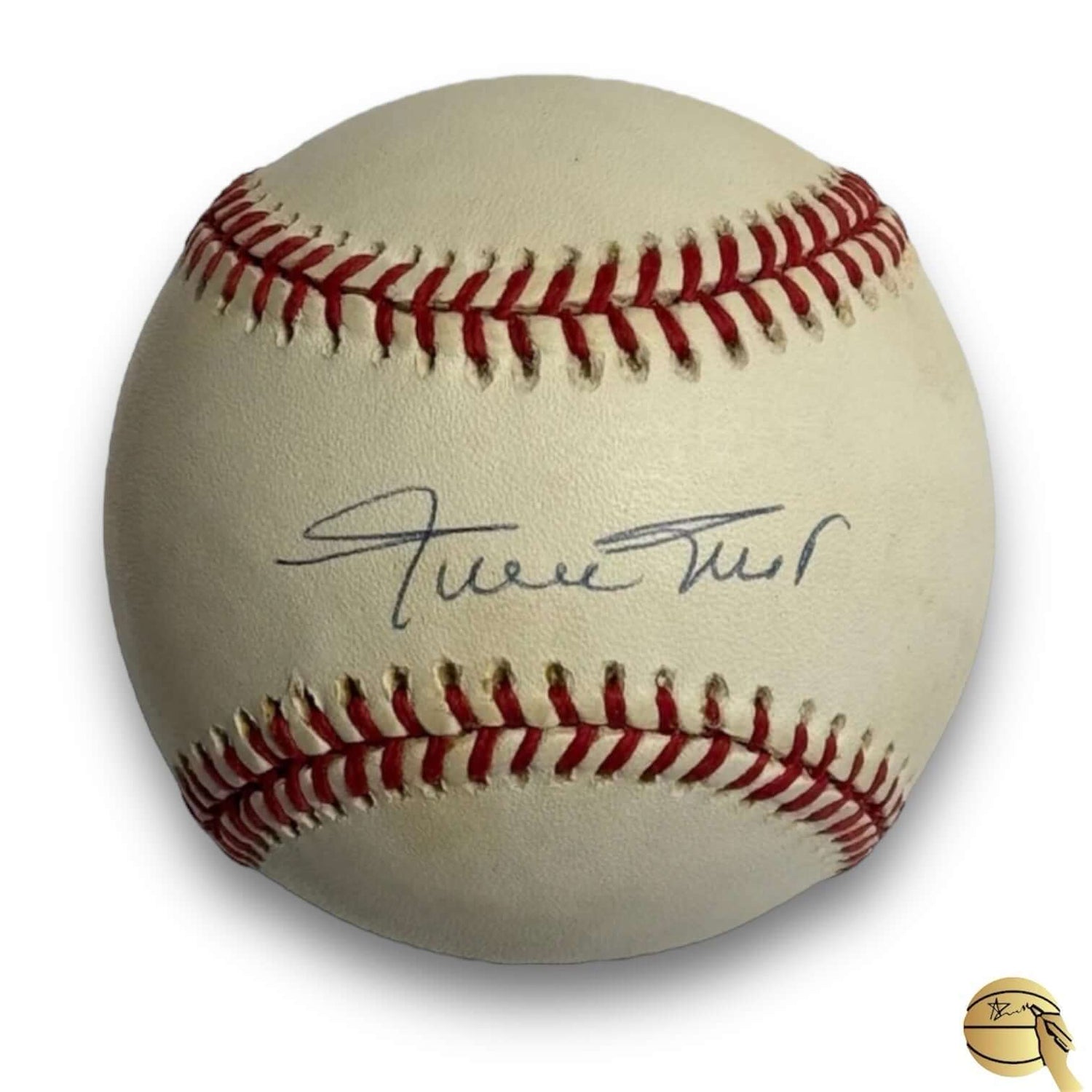 Pelota autografiada por Willie Mays