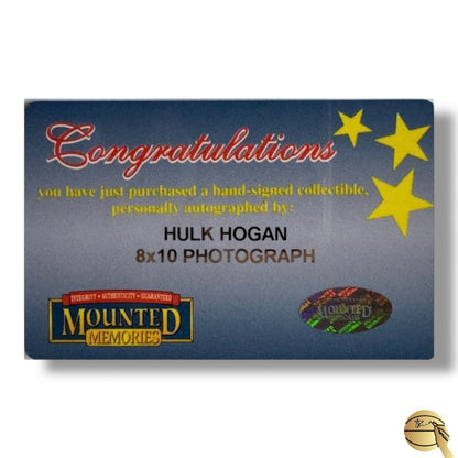 Fotografía autografiada por Hulk Hogan