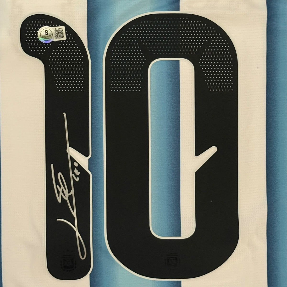 Jersey de Argentina autografiado por Lionel Messi