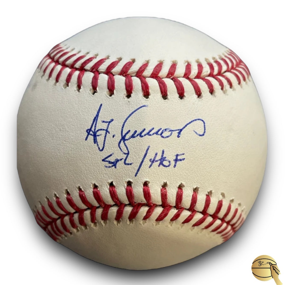 Pelota autografiada por Ted Simmons