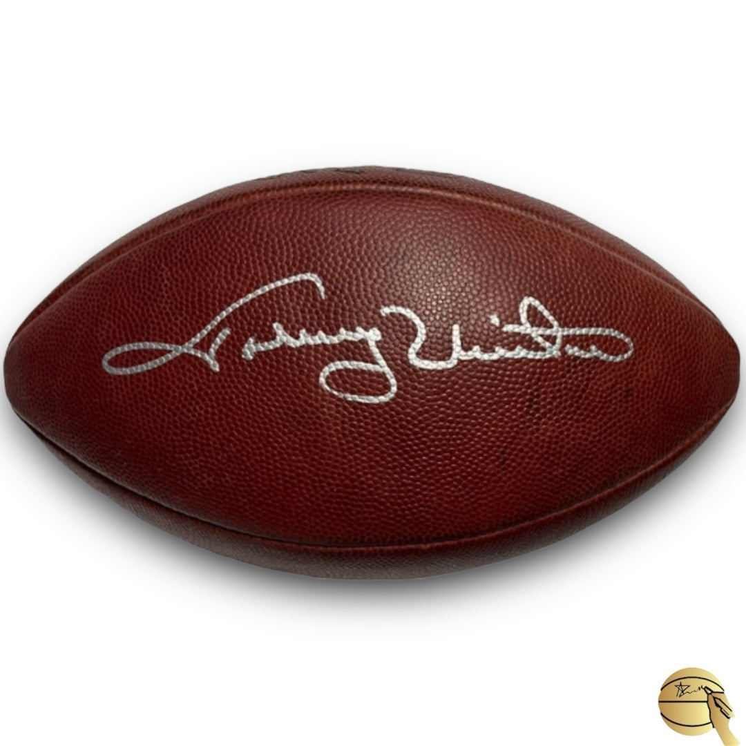Balón autografiado por Johnny Unitas
