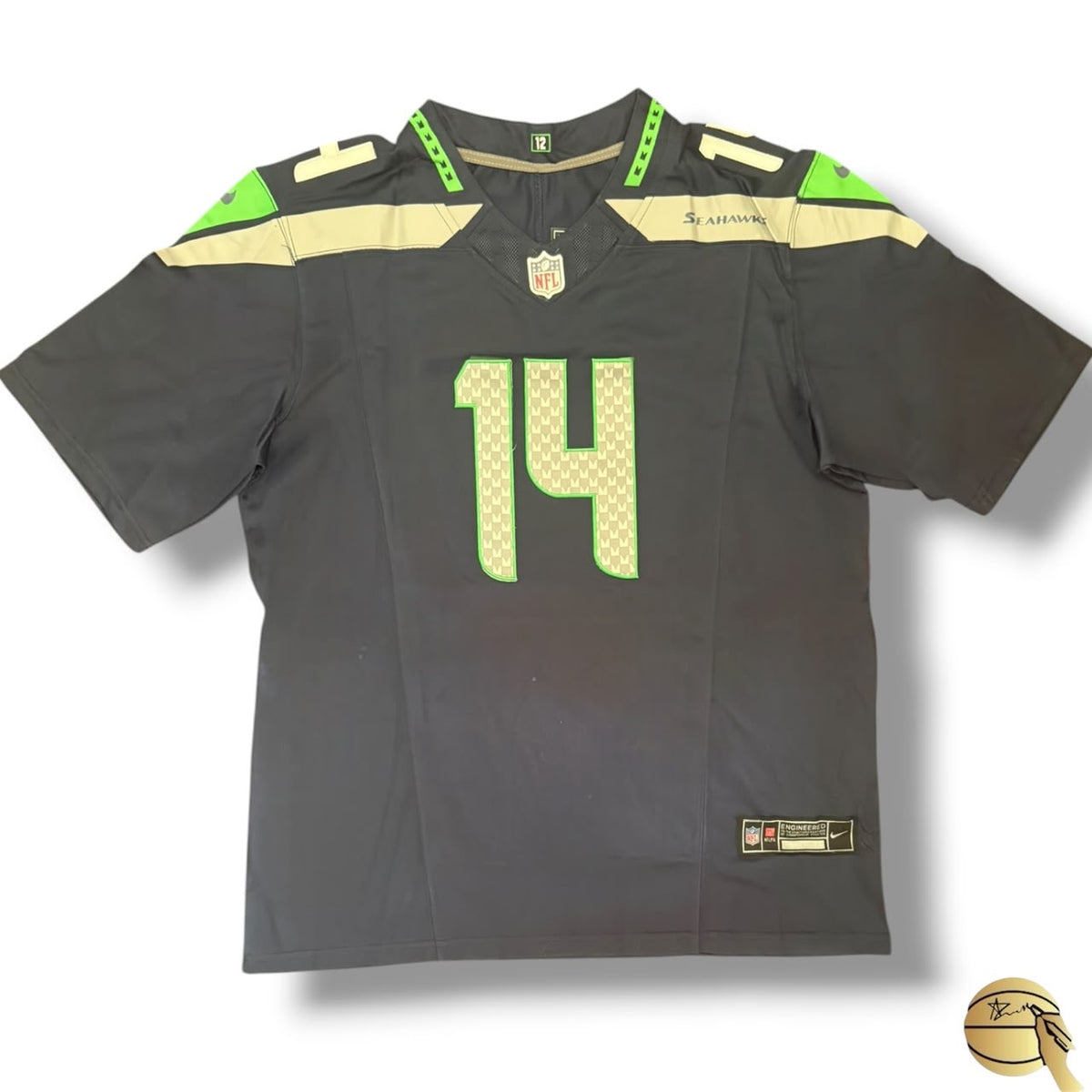 Jersey de los Seattle Seahawks autografiado por Sam Darnold