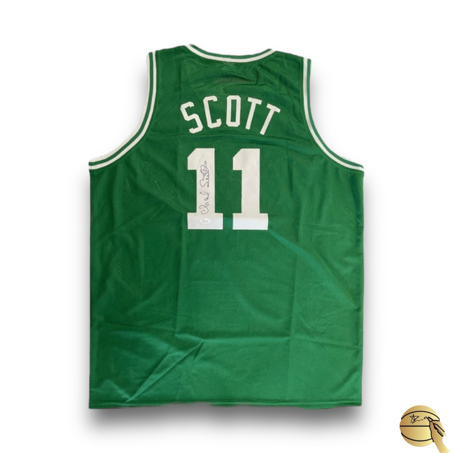 Jersey autografiado por Charlie Scott