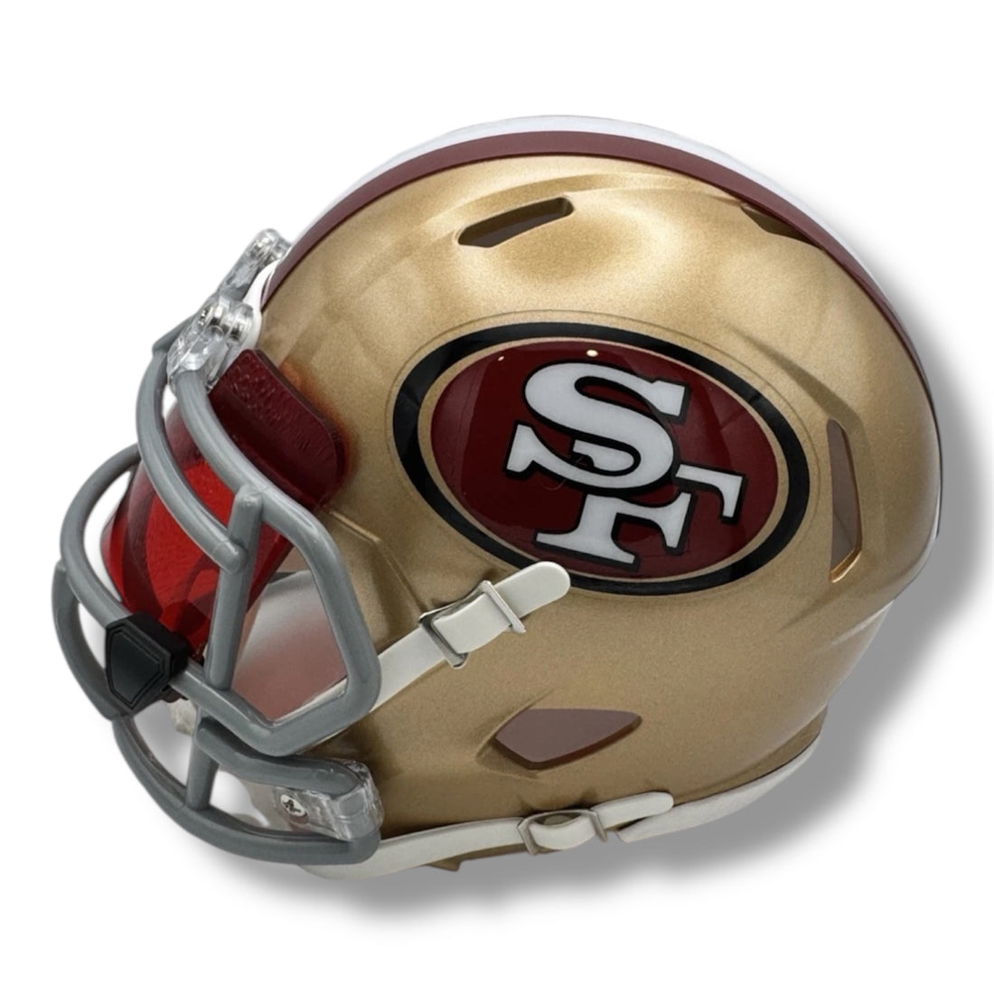 Casco de los 49ers firmado por Christian McCaffrey