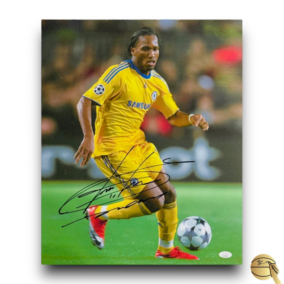 Imagen autografiada por Didier Drogba