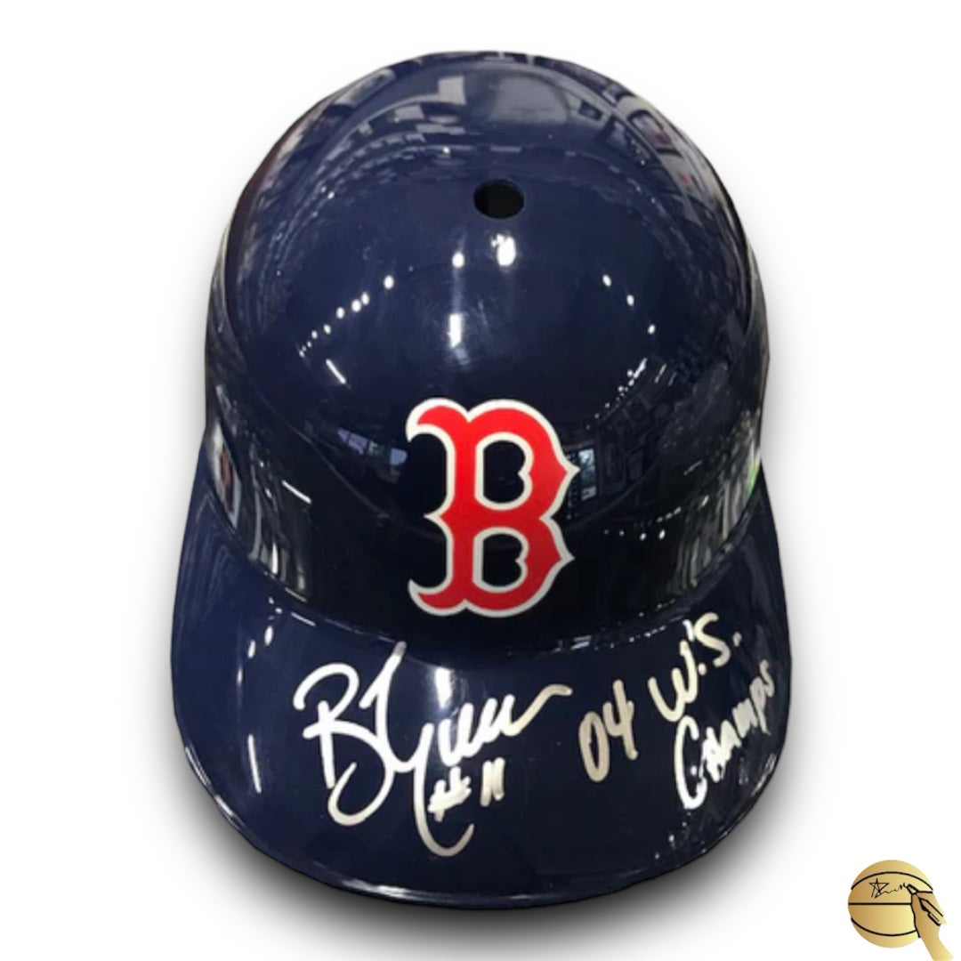 Casco autografiado por Bill Mueller