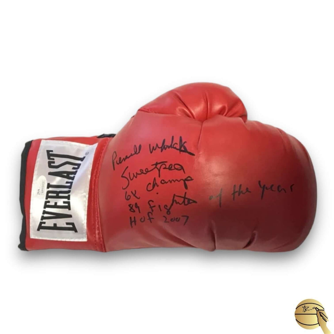 Guante autografiado por Pernell Whitaker